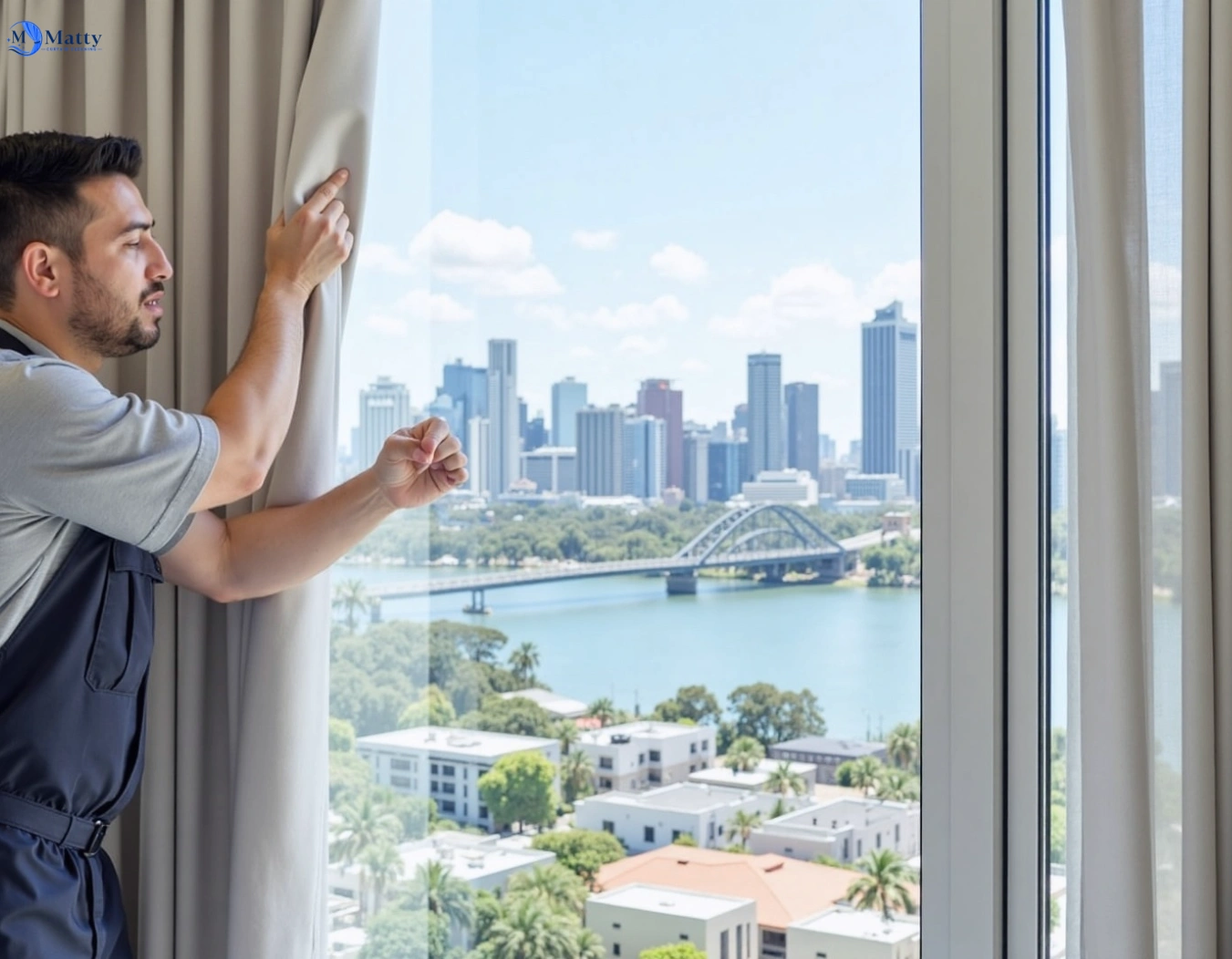 Professional curtain steam cleaning service wonga-park-vic QLD by Matty Curtain Cleaning